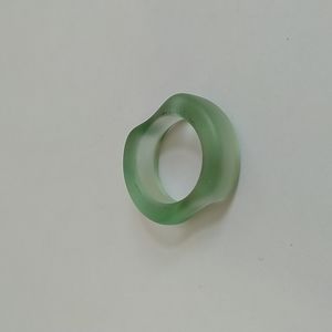 Blue Sea Glass Ring